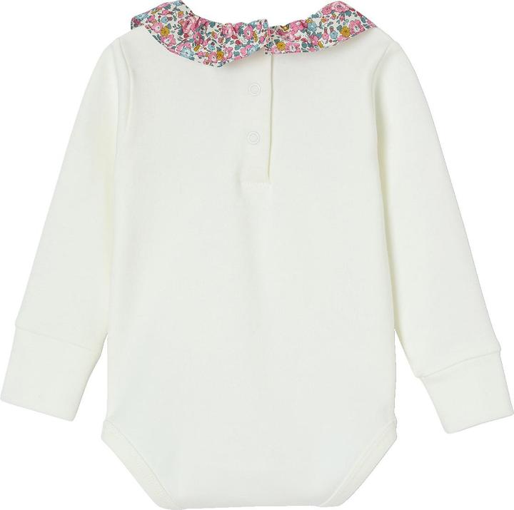 Actual product image Envie de Fraise Bio-Kollektion: Mitwachsender Baby Body mit Liberty-Kragen (56)