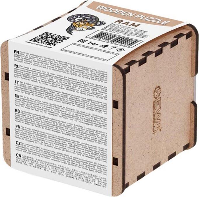 Produktbild Eco Wood Art Holz-Puzzle S - Widder (In Holzkiste) (80 Teile)