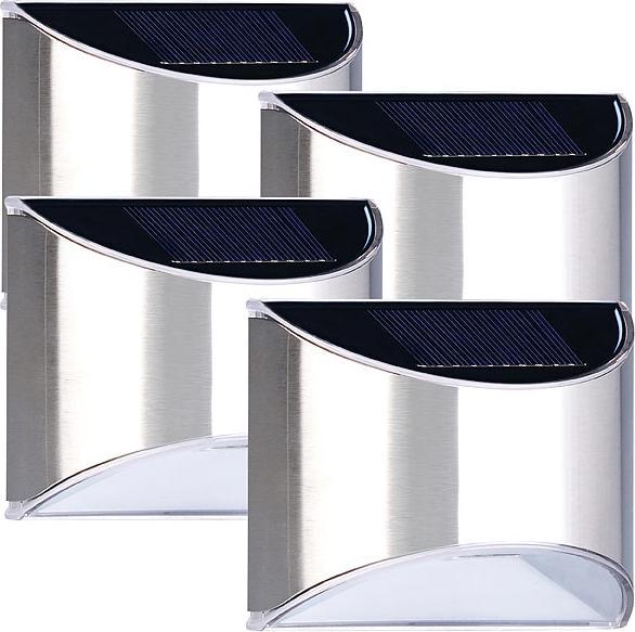 Lunartec Wandleuchte 4er-Set (IP44)