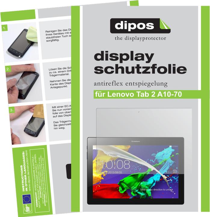 Immagine prodotto Dipos Pellicola Protettiva Antiriflesso (2 Pezzo/i, Tab 2 A10-70)