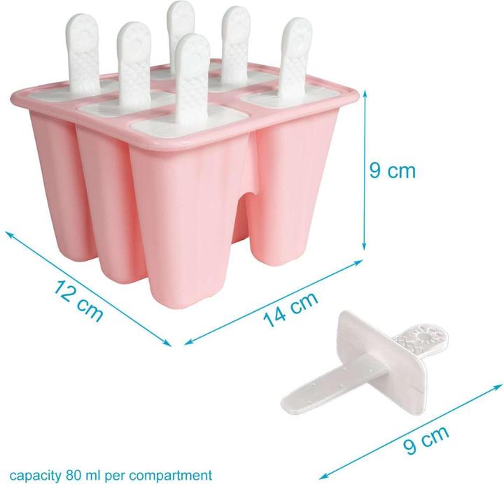 Produktbild Intirilife Silikon Eisform mit 6 Mulden