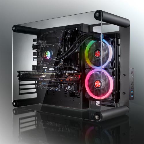 Actual product image Raijintek Iris 12 Rainbow A-RGB LED fan, set of 3 incl. controller (120 mm, 3 x)