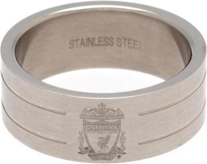 Score Draw gestreift Ring Edelstahl
