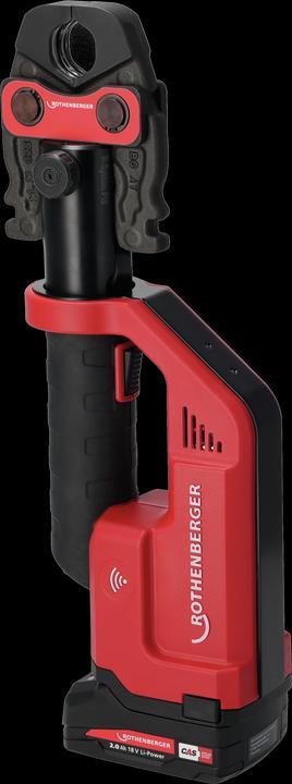 Rothenberger Pressatrice ROMAX COMPACT III Set M15-22-28 | 18Volt, 1x batteria 2.0 Ah, UE, CAS