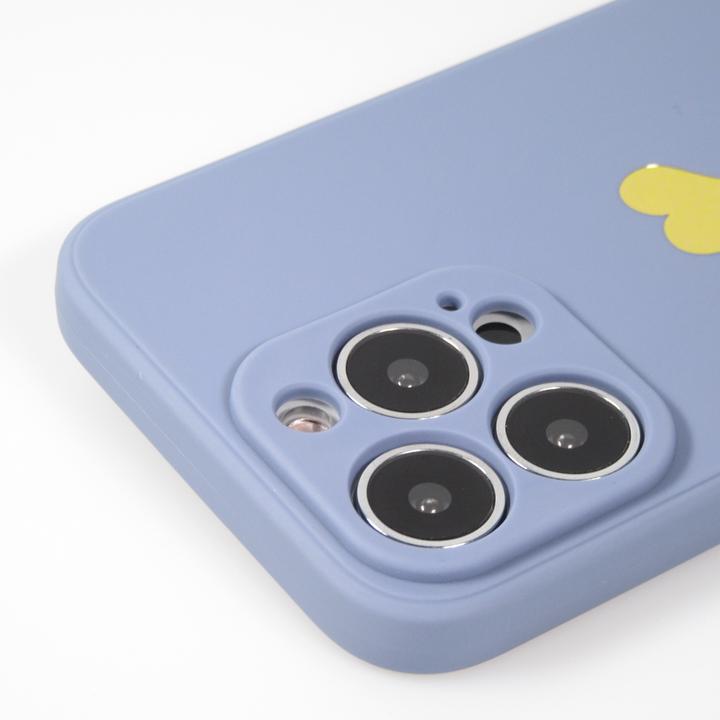 Produktbild PhoneLook Hülle Silikon Mat Herz gold (Apple iPhone 14 Pro)