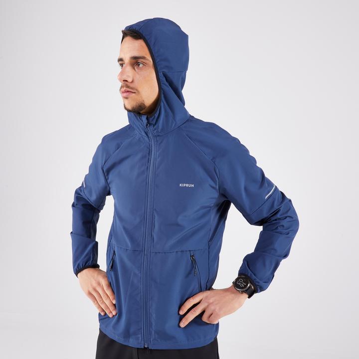Produktbild Kiprun Laufjacke Trailrunning Herren winddicht - Run 100 blau (M)