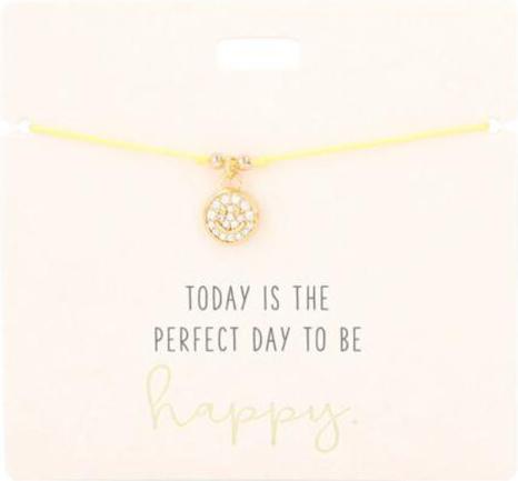 Magni Armband mit Charm Nr. 10 Today is the perfect day (Polyester)