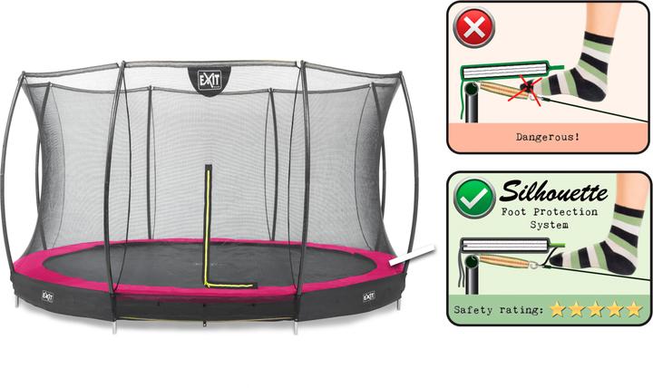 Produktbild Exit Silhouette Ground mit Sicherheitsnetz (366 cm)