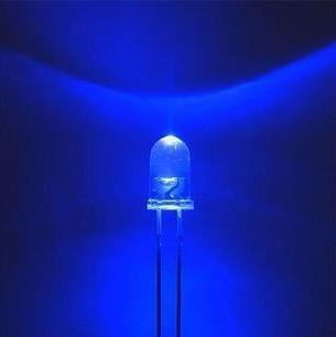 Produktbild OEM Superhelle LED Blau im Transparenten Gehäuse 5mm