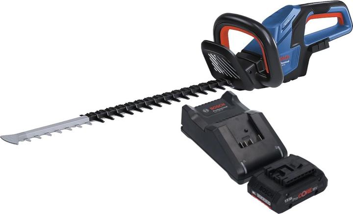 Immagine prodotto Bosch Professional Bosch GHE 18V-60 Tagliasiepi professionale a batteria 18 V 60 cm brushless + 1x batteria ProCORE (Tagliasiepi a batteria)