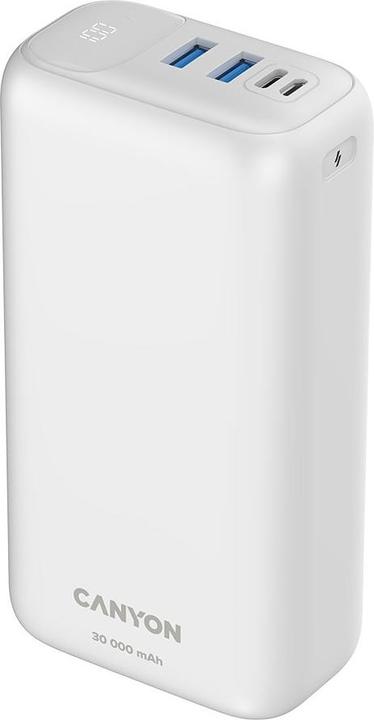 Actual product image Canyon Powerbank PB-301 30000 mAh (30000 mAh, 22.50 W, 111 Wh)