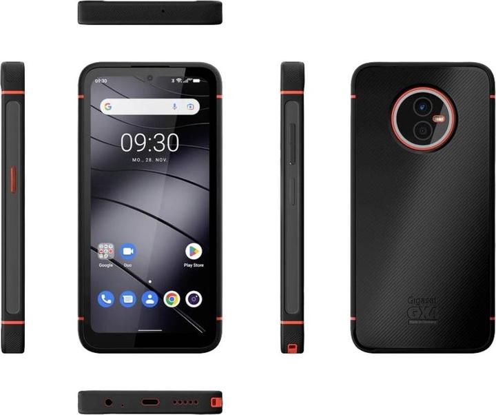 Produktbild Gigaset GX4 PRO (128 GB, Schwarz, 6.10", Dual SIM, 48 Mpx, 4G)