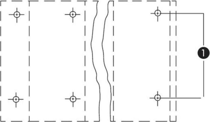 Actual product image Wago 736-704 Double-deck terminal strip for printed circuit boards 0.08-2.5 qmm grey