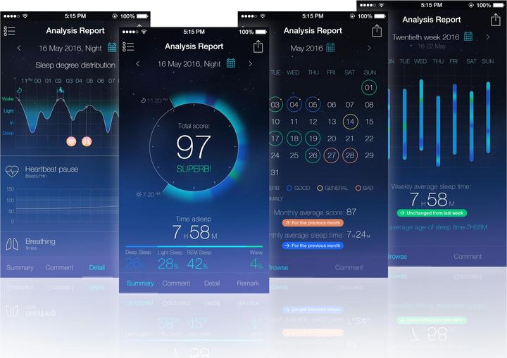 Produktbild Medisana Sleepace Schlafmonitor