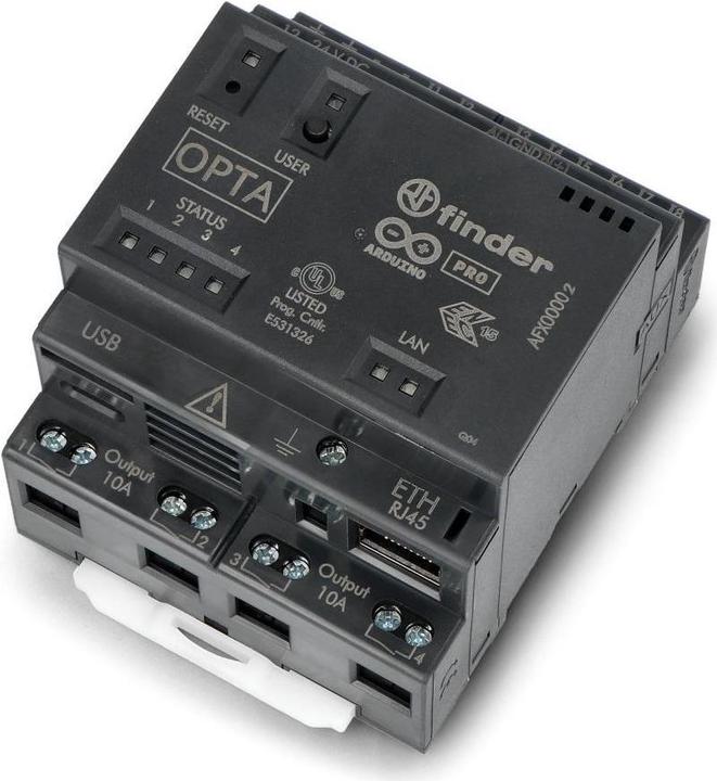 Actual product image Arduino Opta WiFi AFX00002 PLC communication module 12 V/DC, 24 V/DC