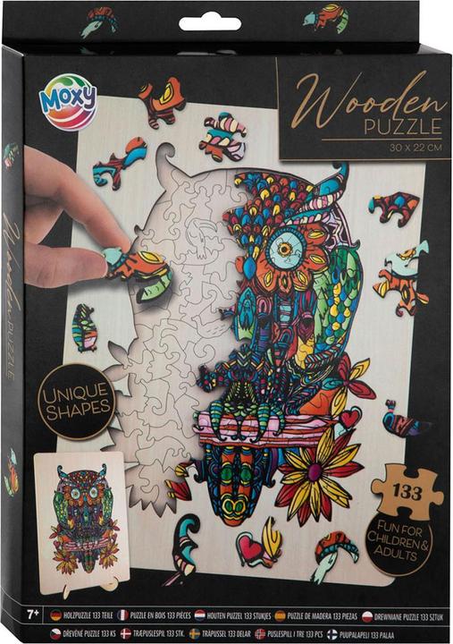 Image du produit Grafix Puzzle en bois Hibou 133 pièces FSC (133 pièces)