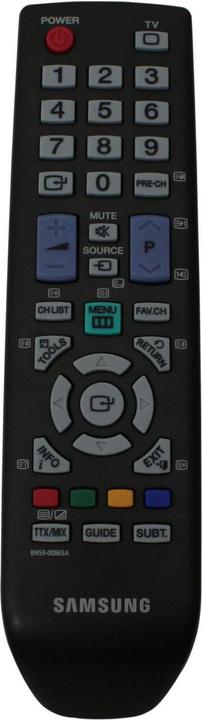 Produktbild Samsung BN59-00865A Fernbedienung IR Wireless Audio, Heimkinosystem, TV Drucktasten (Gerätespezifische Fernbedienung, Infrarot)