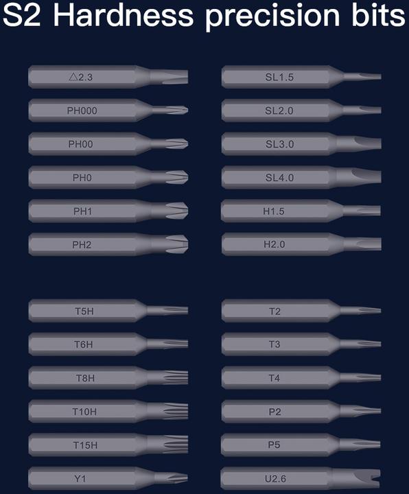 Image du produit UF-Tools by King'sdun UF-Tools 28 in 1 Kit de mécanique de précision