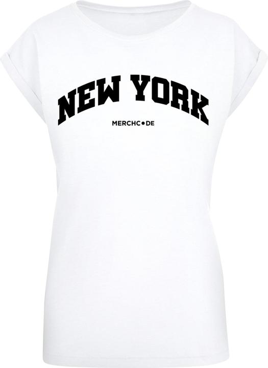 Merchcode Ladies New York Wording - T-Shirt - 116841 (XL)