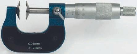 Actual product image Rs Pro Disc anvil micrometer w/lock,0-25mm (Metric)