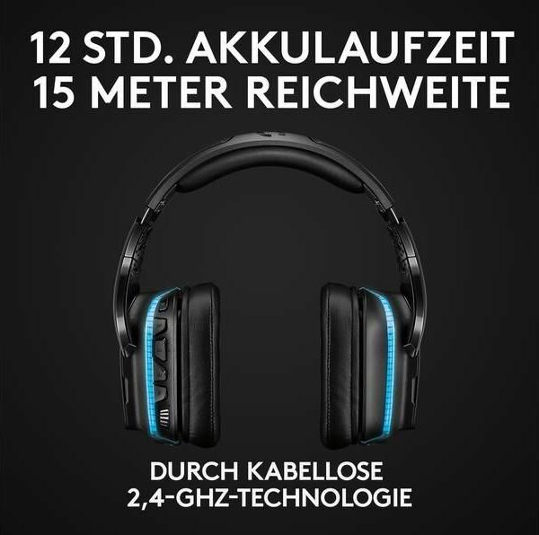 Image du produit Logitech G G935 Son surround sans fil 7.1 LIGHTSYNC pour les jeux - 2,4 GHz - EMEA (Sans fil)