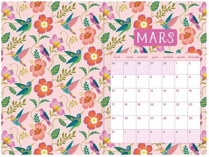Produktbild Auzou France Mon agenda créatif 2024-2025 : avec des stickers inclus! (Französisch)
