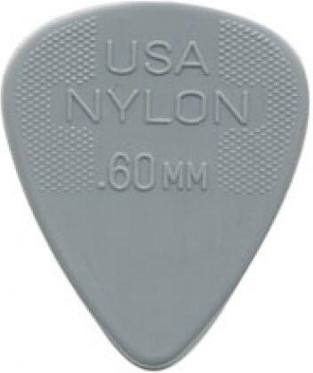 Produktbild Dunlop Plektren Nylon 0,6 mm Packung mit 12 Stück (12 x, 0.60 mm)