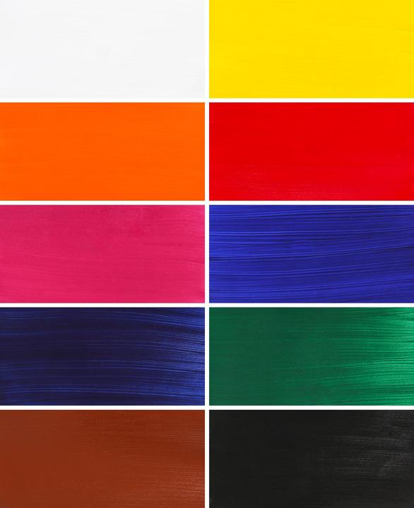 Image du produit I Am Creative Basic Acryl, peinture acrylique à base d'eau, 500 ml (Noir, 500 ml)