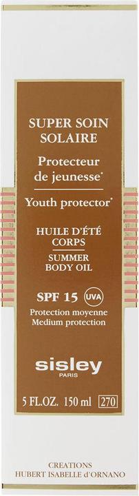 Immagine prodotto Sisley Super Soin Solaire Huile d'été (Olio abbronzatura, SPF 15, 150 ml, 150 g)