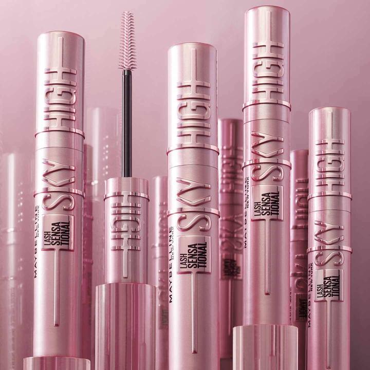 Actual product image Maybelline New York Lash Sensational Sky High (01 Very Black)