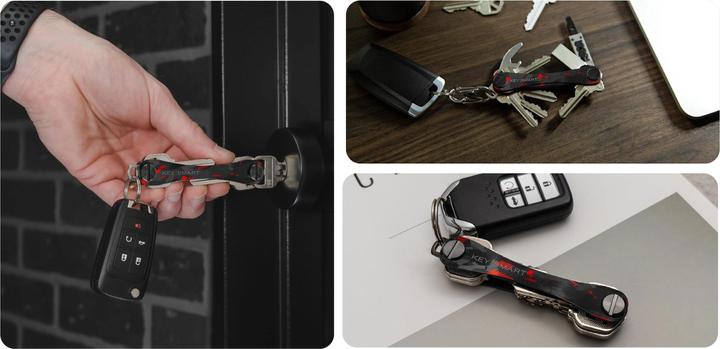 Image du produit Key Smart Carbone forgé rouge