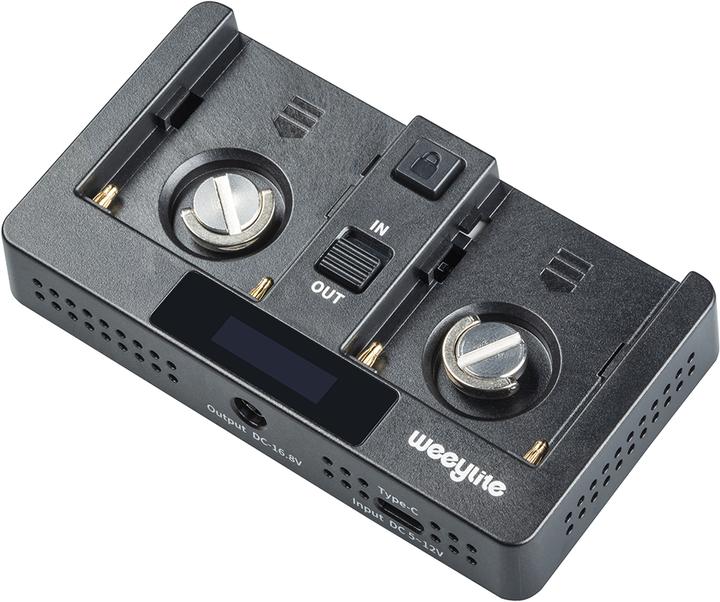 Actual product image Weeylite WB2 Adapter for NP-F batteries