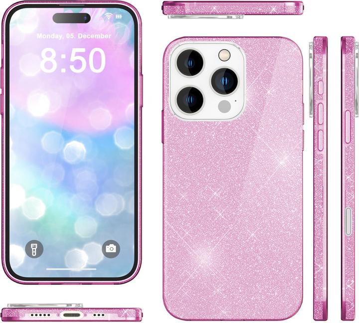 Immagine prodotto Nalia Copertina ibrida glitterata (Apple iPhone 16 Pro)