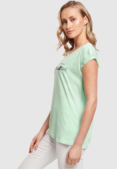 Actual product image Merchcode Ladies Tennis Round 1 Extended Shoulder Tee - 116323 (L)