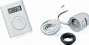 Produktbild Wavin AHC9000 Raum- und Fernfühler mit Infrarot-Bodenfühler im Raumthermostat.