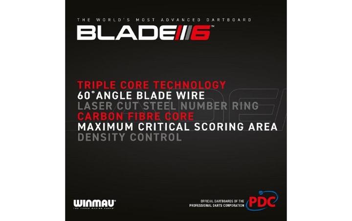 Produktbild Winmau Dartboard Blade 6 Triple Core Carbon