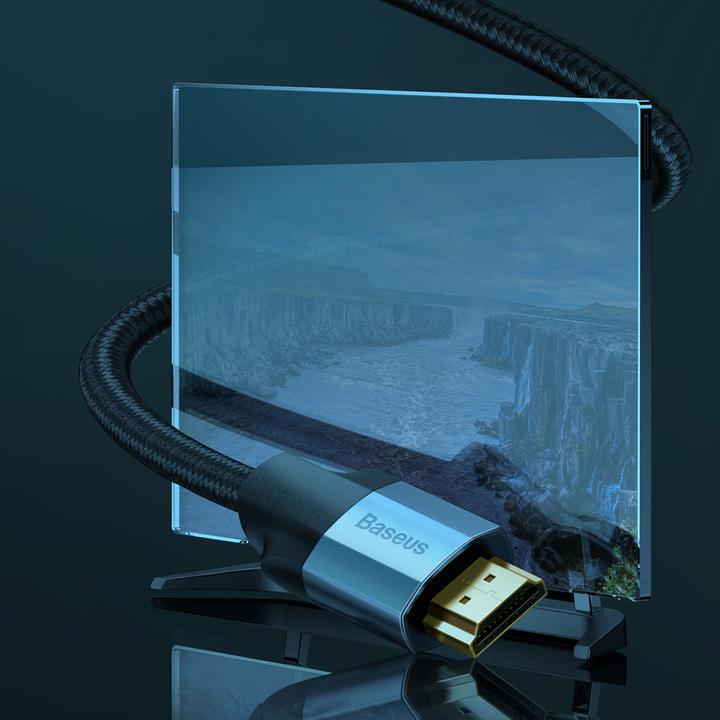 Produktbild Baseus Enjoyment Series 4KHD Male To 4KHD Male Adapter Cable 5m Dark gray (5 m, HDMI)
