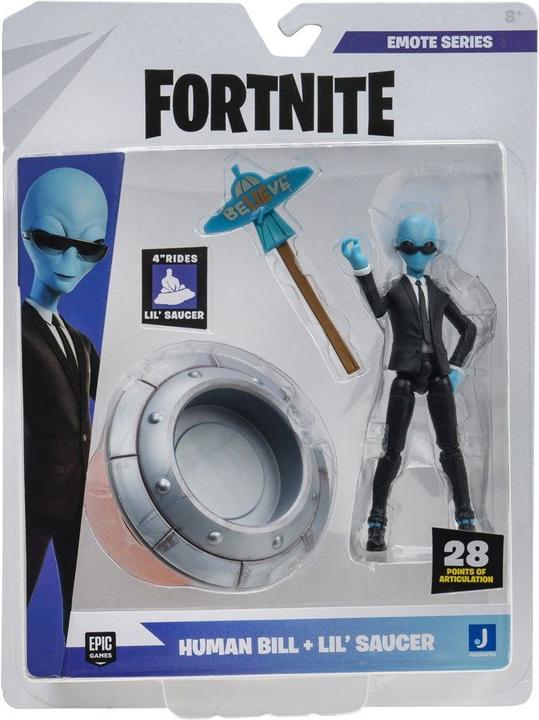 Produktbild Fortnite Emote 10 cm Figure - Human Bill