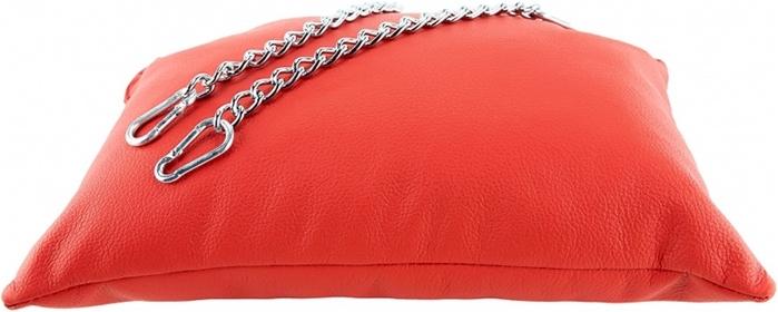 Mr. Sling Leather pillow - Red