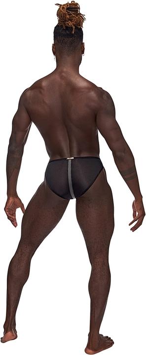 Produktbild Male Power Landing Strip Bikini Brief - Black - L (L)