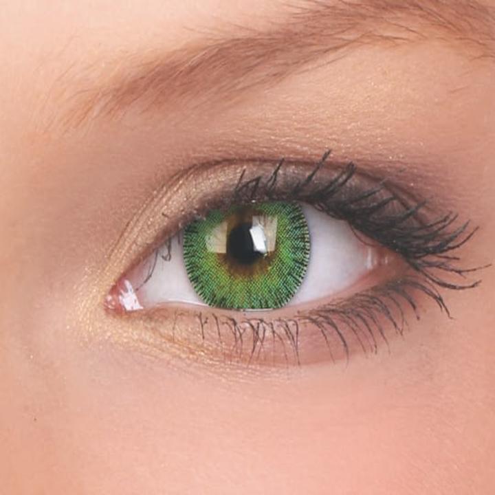 Image du produit Air Optix ColourVUE Fusion Jaune Vert (-0.5, Lentille mensuelle, 2 pièce(s), Sphérique)