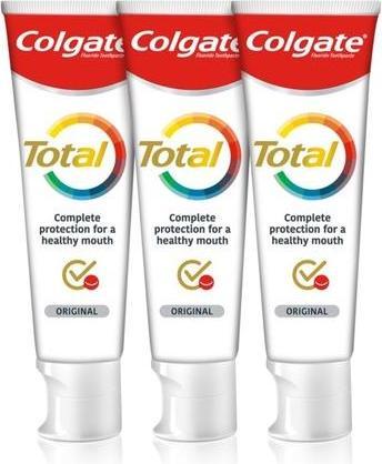 Colgate Whitening toothpaste with activated charcoal Max White Charcoal Trio 3 x 75 ml
