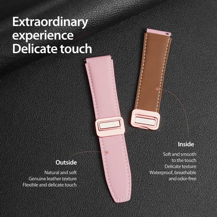 Actual product image Dux Ducis YA Series genuine leather strap (22 mm, Genuine leather)