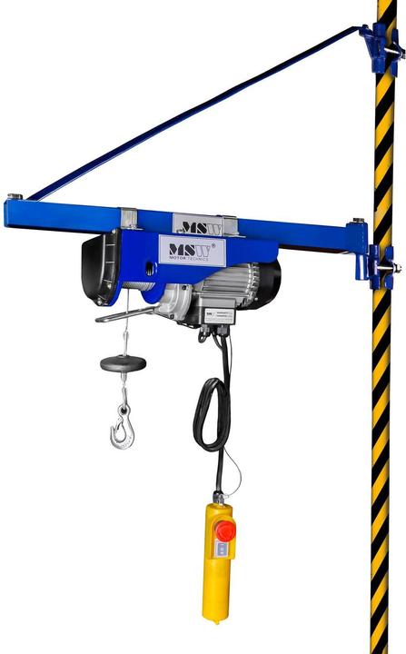 Produktbild MSW Seilwinde Seilzug Seilhebezug Winde Motorwinde 230V 250Kg 540W 12 5M Stahlseil