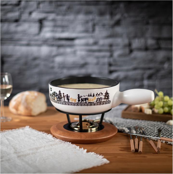 Produktbild Kuhn Rikon Käsefondueset Induktion Alpweide Gold 23cm (Käsefondue)