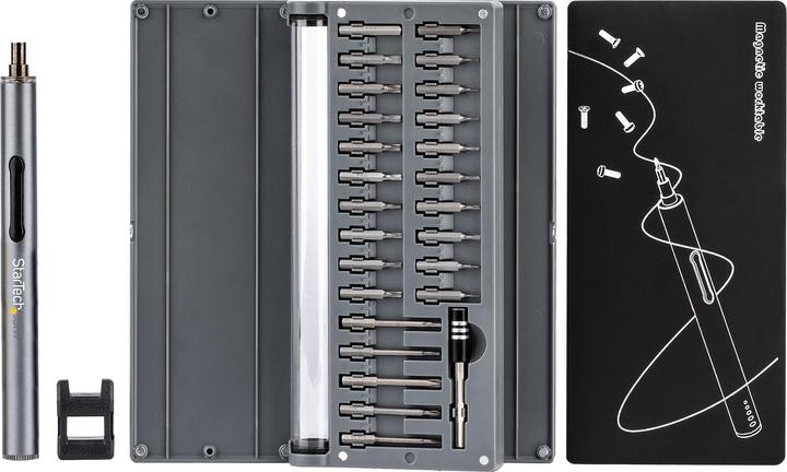 Produktbild StarTech Elektrischer Mini-Schraubendreher - Mini-Akkuschrauber für Elektronik-, Laptop-, Computer-, Tablet- (Akkubetrieb)