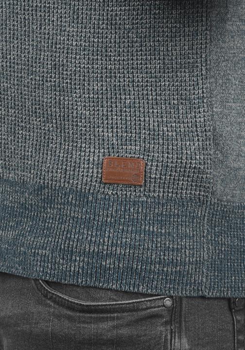 Immagine prodotto Blend Ganbolf Maglione In Maglia Grossa Pullover Con Colletto Troyer In Cotone 100% Stampa (L)