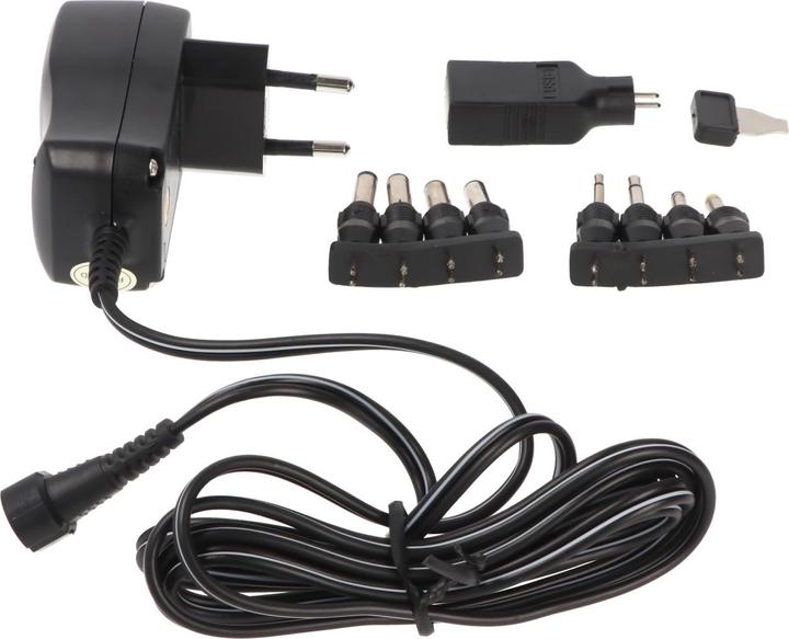 Actual product image Goobay 3 V - 12 V universal power supply