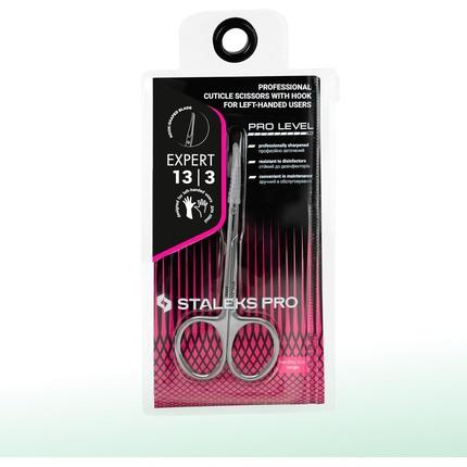 Image du produit Staleks Left-Handed Scissors EXPERT SE-13/3 with Hook Blade Stainless Steel