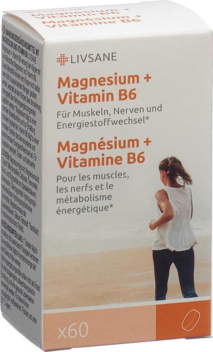 Livsane Magnesium + Vitamin (60 Stück, Tabletten, 75 g)